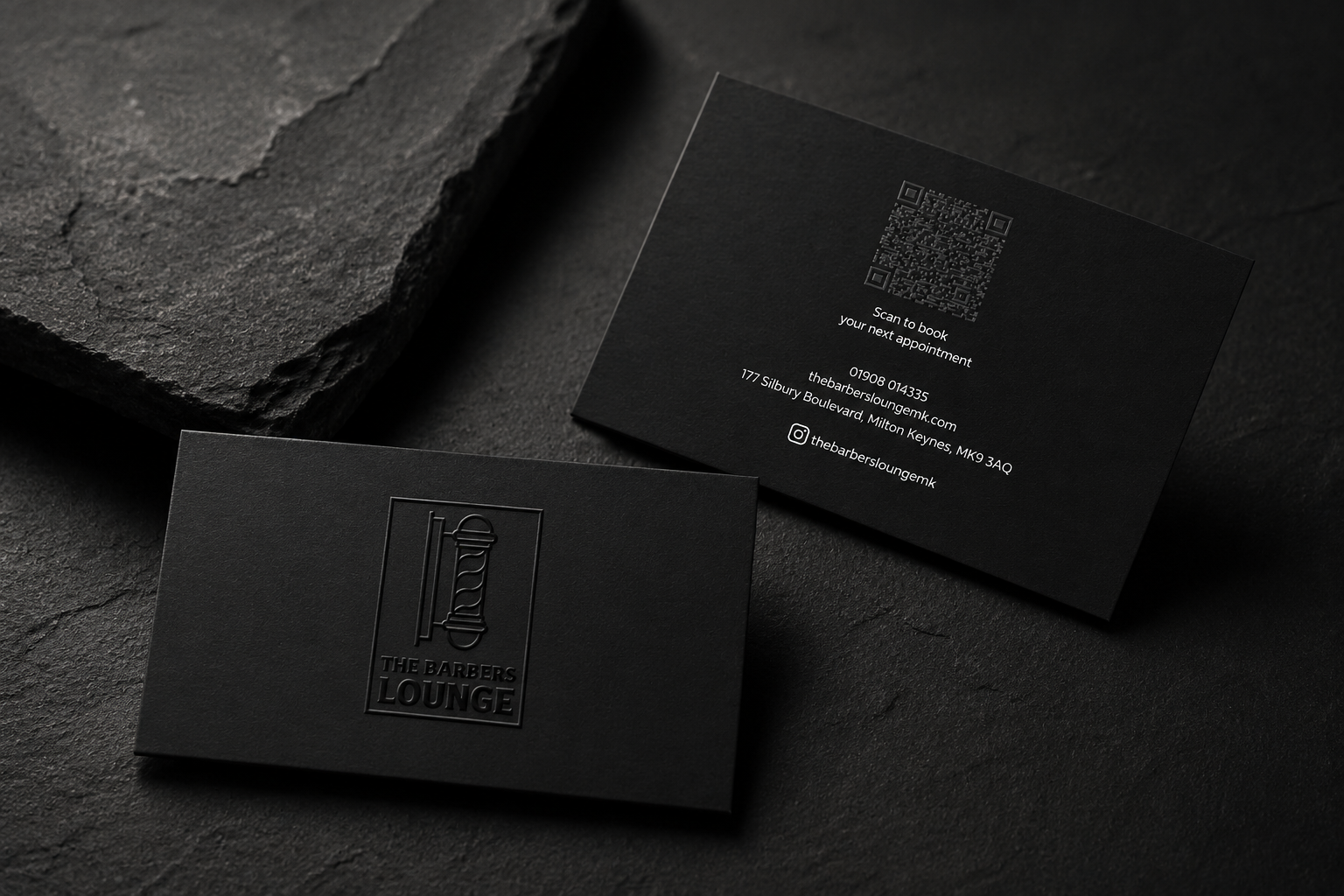 The Barbers Lounge brand work and visual direction by AMB360